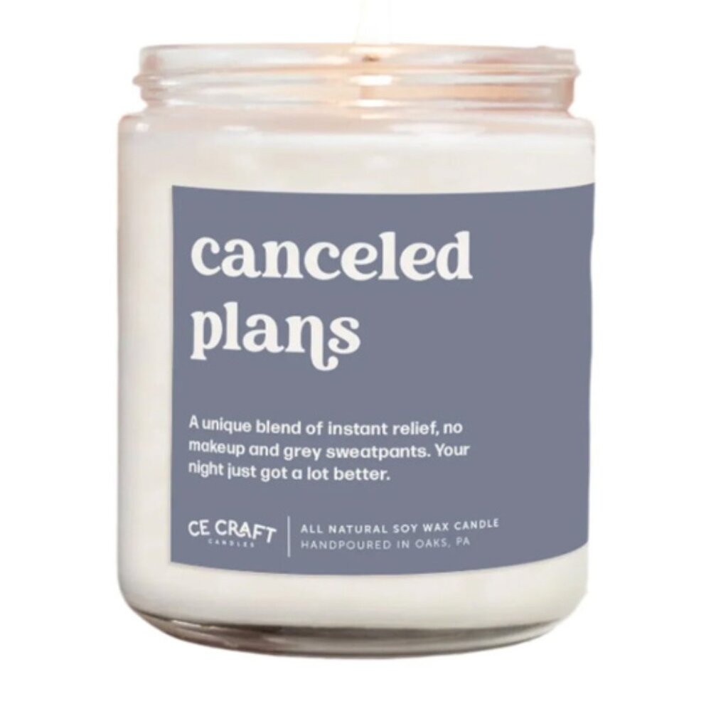 Canceled Plans Scented Candle